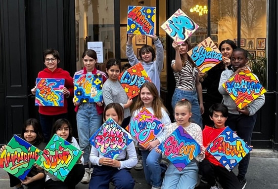 Anniversaire street art enfant de 7 à 14 ans à Paris 14