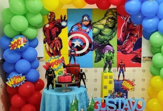 Anniversaire enfant super héros à domicile de 6 à 12 ans