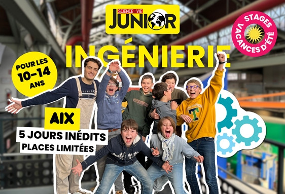 Stage Science Apprentis Ingénieurs enfant 10 à 14 ans à Aix-en-Provence