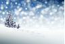 Arbre de Noël formule Noël en Blanc