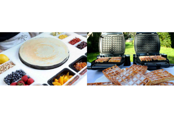 Bar à Gaufres et Crêpes de Noël pour entreprise