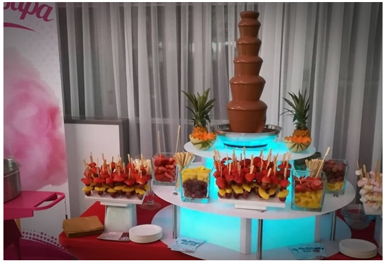 Fontaine à Chocolat de Noël pour entreprise