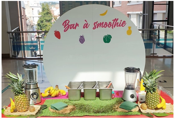 Bar à Smoothies de Noël pour entreprise