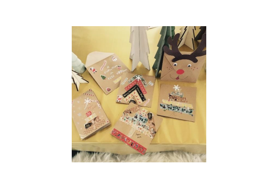 Atelier Créatif Cartes au Père Noël pour entreprise