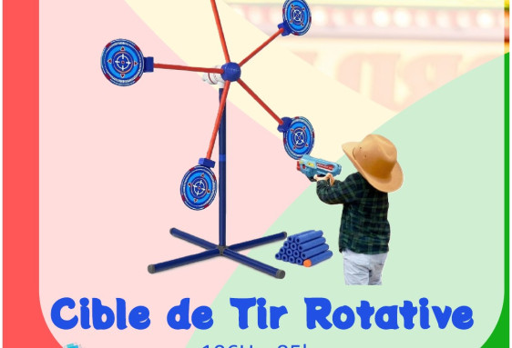 Cible de Tir Rotative