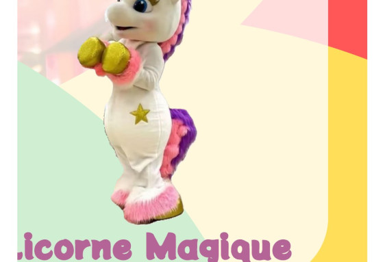 Mascotte Licorne Magique