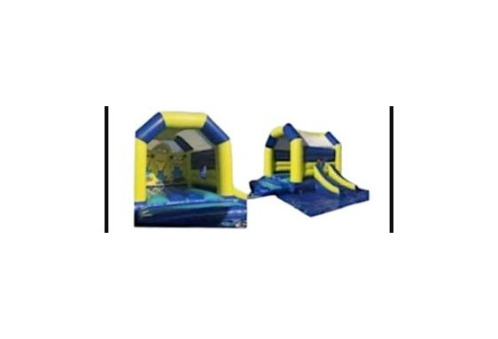 Château Gonflable Les Minions Bleu
