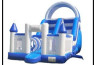 Château Gonflable Toboggan Bleu