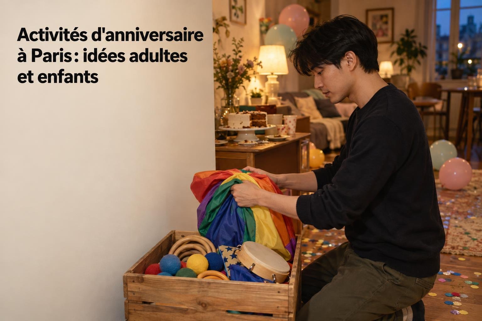 Activités d'anniversaire à Paris : idées adultes et enfants